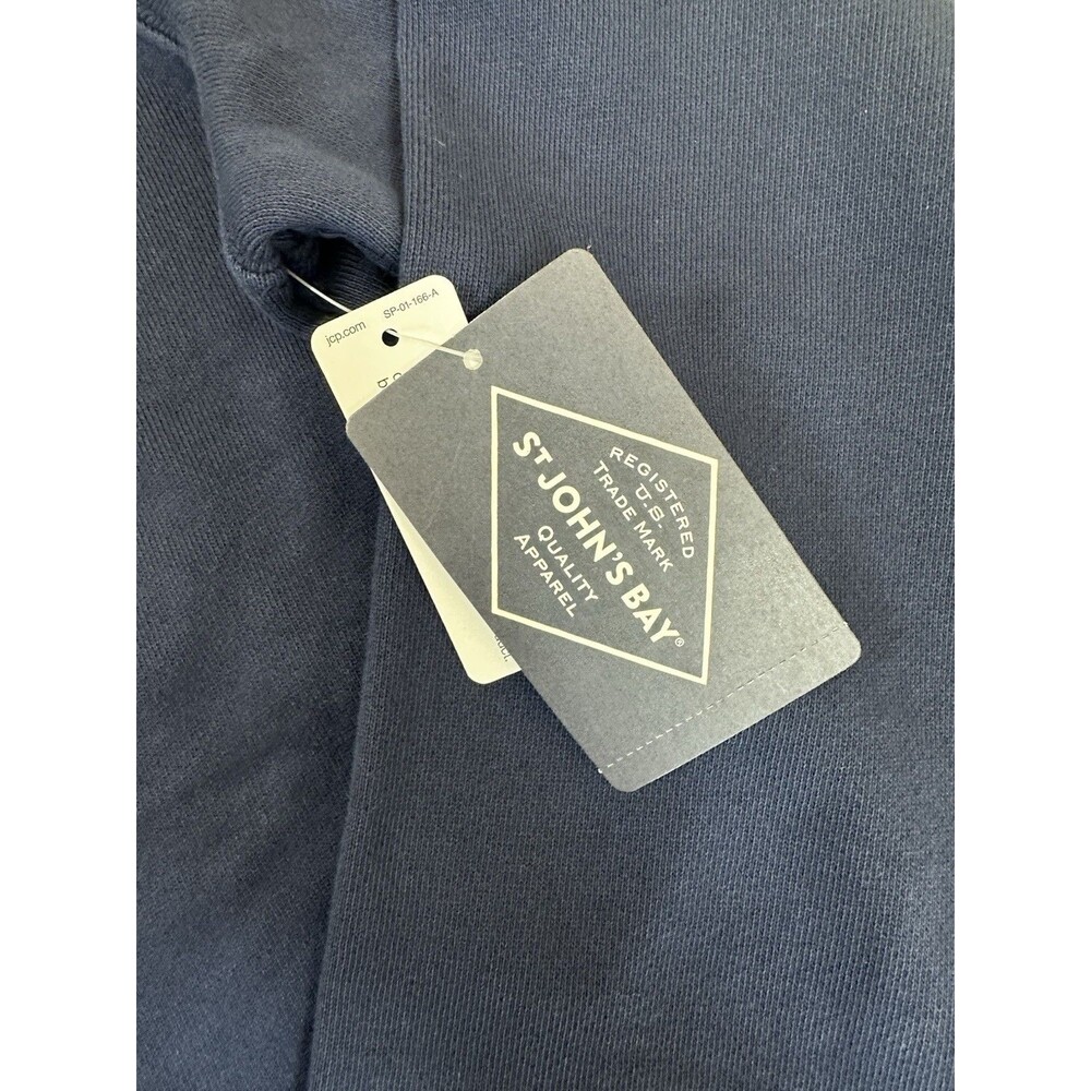 St John Bay Men’s Sweatshirt Classic Fit Super Soft 100% Cotton Size M - Picture 4 of 4
